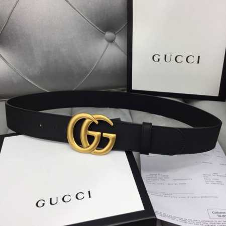 配送专柜全套礼盒包装。 Gucci 经典原单配以标志双 G 带扣。宽度:3.8Mm手感柔软，修长真皮腰带采用gucci原厂小牛皮精致而成。 品质保证 无忧售后 - 点击图像关闭