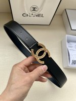 特 Chanel香奈儿 专柜专柜同款皮带 正品开模复五金采用Logo经典 进口平纹意大利香味胎牛皮3.4女神必备款
