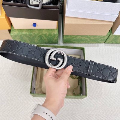 特P160 G家 3.8Cm专柜品质，意大利进口小牛压制经典G花，皮料质感厚实,搭配纯铜五金带扣,进口机械车线工艺精细.