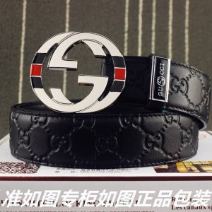 品名：古奇.Gu Cci原单 型号：认准如图专柜包装，赠送打孔器 材料：百分百头层牛皮，保证真皮。24K纯钢扣，古铜色工艺红绿布系列专柜同等质量， 送人自用首选