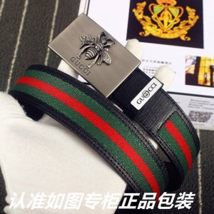 品名：古奇.Gu Cci蜜蜂 DDD 型号：认准如图专柜包装，赠送打孔器 DDD 材料：百分百头层牛皮，保证真皮。24K纯钢扣蜜蜂图案红绿布系列专柜同等质量，