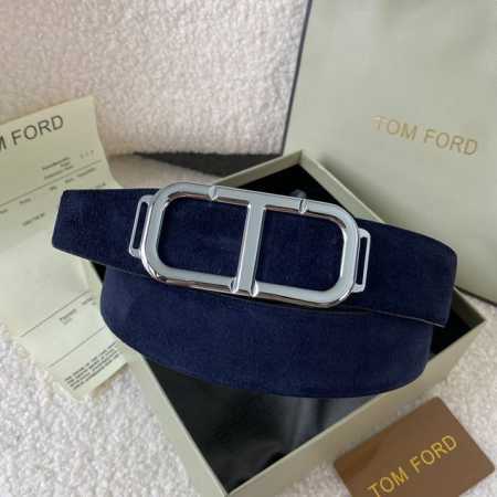 Tom Ford 汤姆福特。新品高端双面小牛皮，简约商务男士腰带，4.0Cm宽，双面使用，配原版包装 - 点击图像关闭