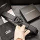 Dg，宽4.0Cm Dolce&Gabbana 全新荔枝纹腰带,简约配饰,点缀个性化 Dg 徽标搭扣。Dg 徽标