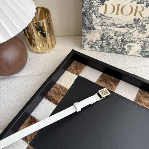 Dior新款腰带，采用精致头层皮制作，手感柔软，舒适细腻，搭配最新款珐琅扣，精致优雅，时尚大方。宽1.5Cm DDD