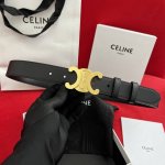 Celine 赛琳 款凯旋门腰带 宽度3.0宽 男女通用款 采用数量稀少的原厂专用小牛皮 搭配精致凯旋门搭扣 独家顶级手工 进口边油