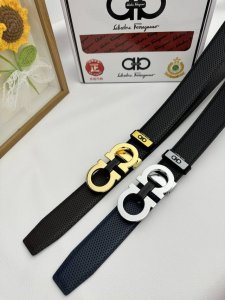 品名：菲拉格幕 原单 材质：原单牛皮腰带 百分百头层牛皮腰带保证真皮，24K纯钢扣，专柜原单品质、做工精细，时尚大牌，送人自用首选包装： 请认准如图专柜包装赠送