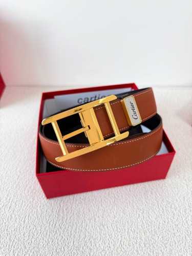 品名：卡地亚 Cartier 原单 腰带 皮带 型号：针扣，原版经典针式扣头，实物拍摄，双面头层牛皮 材料：百分百头层牛皮，保证真皮。双面可用专柜同等质量，原版