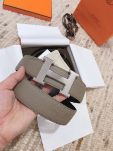 特 Hermes 3.8Cm男款 商务百搭 皇室必备 专柜同步.