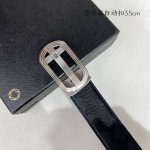 特 品牌 万宝龙 新款进口小牛皮 手感细腻柔软 搭配纯钢自动精品钢扣 宽度 3.5Cm