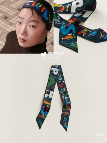 爱马仕Hermes “自由姿態 ”Twilly小丝巾 Twilly真丝缎带 100%桑蚕丝 。 这款小巧的真丝配饰佩戴方式千变万化，可为您的日常造型增添灵动妙趣