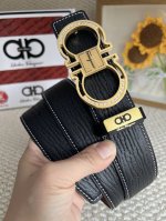 品名：菲拉格幕 原单钻扣 DDD 材质：原单牛皮腰带 百分百头层牛皮腰带保证真皮，24K纯钢扣，专柜原单品质、做工精细，时尚大牌，送人自用首选 DDD 包装：