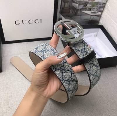 配送专柜全套礼盒包装。 Gucci 古驰 原单优等面料 内衬专业定制头层牛皮底 搭配经典原单扣 原厂皮料定制 车工走线完美 专柜宽度3.