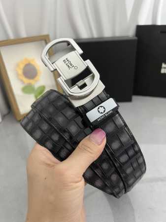 品名：万宝龙 Montblanc 自动带 材质：原单牛皮腰带 百分百头层牛皮腰带保证真皮，24K纯钢扣，专柜原单品质、做工精细，时尚大牌，送人自用首选 包装： - 点击图像关闭