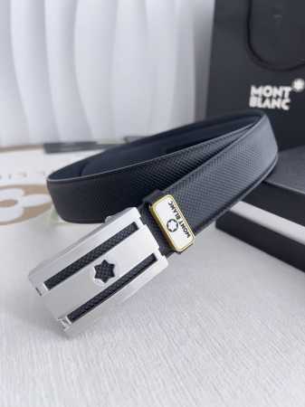 品名：万宝龙.Montblanc原单 腰带 自动皮带 型号：自动带，原版新款纯钢材质自动扣，双面头层牛皮实物拍摄， 材料：百分百头层牛皮，保证真皮。专柜同等质量 - 点击图像关闭