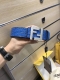 配送专柜包装 打孔针 新款 Fd 宽39Mm 支持Nfc 芯片扫描，标志造型宽皮带，原版铆钉扣，进口原版石头纹配置树膏牛皮制成，镀金表面金属制品，品质保证，非市