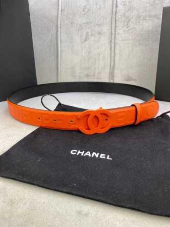 特 宽度3.0cm Chanel 香奈儿 进口柔软小牛皮支持NFC芯片官方网站链接扫码验证、哑色精品钢扣。 - 点击图像关闭