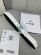 宽度3.0Cm Chanel 香奈儿 进口柔软小牛皮搭配金 银色金属磨胶钢扣。