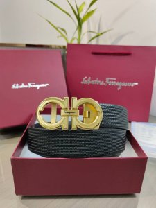 菲拉格慕男士自动腰带- 宽度34Mm 精品钢扣 精工打造 手感柔软 长短可以裁剪 DDD