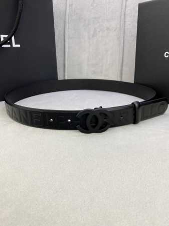 特P190 宽度3.0Cm Chanel （香奈儿）进口柔软小牛皮支持Nfc芯片官方网站链接扫码验证、哑色精品钢扣。 - 点击图像关闭