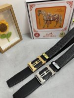 品名：爱马仕.Hermès 原单 材质：原单牛皮腰带 百分百头层牛皮腰带保证真皮，24K纯钢扣，专柜原单品质、做工精细，时尚大牌，送人自用首选