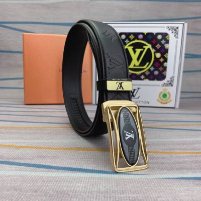 品名：Lv..路易..威登原单 自动带 材质：原单牛皮腰带 百分百头层牛皮腰带保证真皮，24K纯钢扣，专柜原单品质、做工精细，时尚大牌，送人自用首选包装： 请认