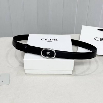 Celin E新品立体浮标扣女士腰带 意大利进口小牛皮 搭铜扣 宽度2.5双面佩戴