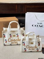 复刻版 原版布 Coach &Disney限定 Tote Coach 蔻驰 Cargo Tote 单宁牛仔托特包 千呼万唤的牛仔系列终于来噜～ 对牛仔真的毫无抵