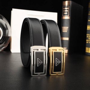 特 普拉达秘原单高端品质专柜官网同步支持nfc感应宽度3.5精美自动钢扣头意大利进口头层小牛皮原版花纹纹理消晰真实感超强打造全新的视觉3D郊果高端客户入手送礼自
