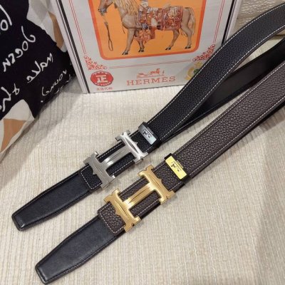 品名：爱马仕.Hermès 原单 材质：原单牛皮腰带 百分百头层牛皮腰带保证真皮，24K纯钢扣，专柜原单品质、做工精细，时尚大牌，送人自用首选