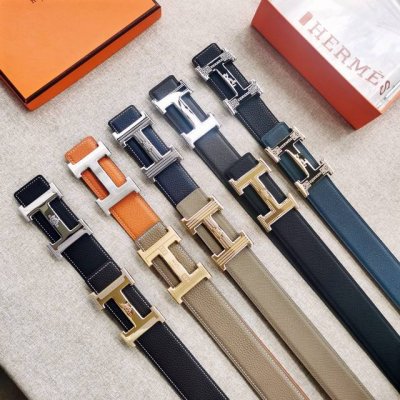 特 Hermes- [正] 双面 原版皮 配精钢五金扣，防刮耐磨不褪色，轻奢有品位，精品原单品质，精工制作，细节看图，实物拍摄，高端奢华，宽度38Mm精品