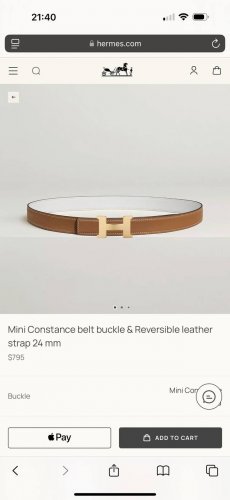 新款 Mini Constance 精品五金 搭配进口Epsom皮 宽度24Mm Hermes女款腰带以其精湛工艺高品质材料和经典设计备受推崇 是女士腰带顶级选