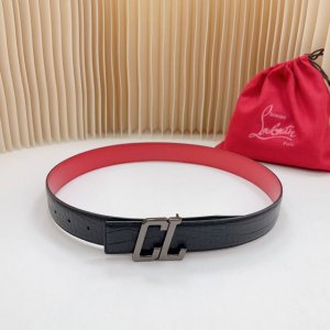 特P240 [庆祝][庆祝][庆祝]Christian Louboutin 克里斯提·鲁布托 louis腰带采用标志性款式，宽度：3.5 长度：75.80.85