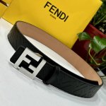 特 Fendl 芬迪宽40Mm双面原版小牛皮 搭配单钌钯电镀扣 完美的手感.油边 出众的设计.风格 高贵奢华 时尚大方 高清实拍 货真价实 品质保证 双面用