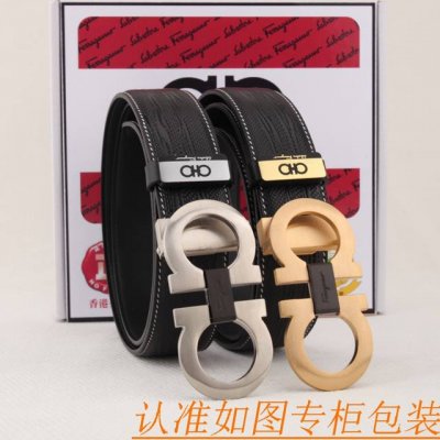腰带皮带：菲拉格幕原单牛皮腰带 男款皮带：材质百分百头层牛皮腰带保证真皮皮带，专柜原单品质、做工精细，时尚大牌，送人自用首选包装： 请认准如图专柜包装赠送打孔器