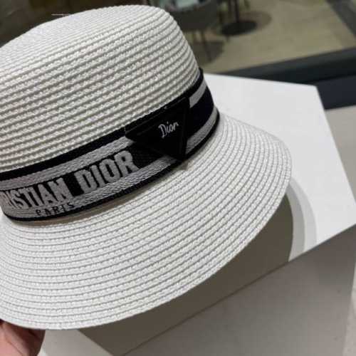 Dior迪奥 新款织带草编草帽礼帽细节控 简约大方 百搭单品 出街首选 新款帽型超美腻