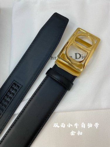特 迪奥男士自动腰带- 宽度35Mm316精品钢扣 精工打造 手感柔软 可以裁剪