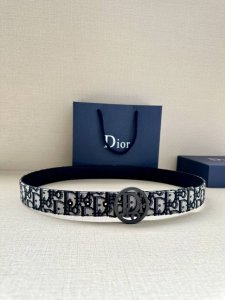 Dior 宽度3.5Cm 这款金色饰面黄铜腰带扣是春季系列新品，致敬经典的 Oblique 图案。可与各式 35 毫米腰带搭配，彰显优雅气质与视觉风格。