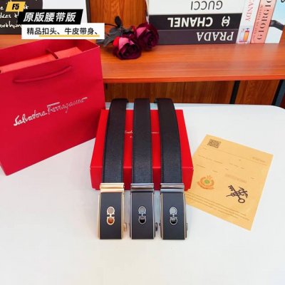 原版品质滑道 品牌：菲拉F家 男款 颜色：黑 扣头：金 银 枪 扣头：原版精品纯铜五金扣头 带身：原版牛皮 尺寸：宽约：3.8Cm 长约：95Cm-125Cm