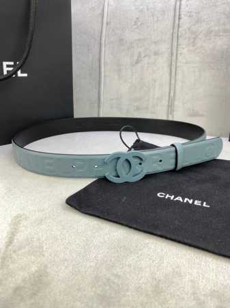 特 宽度3.0Cm Chanel 香奈儿 进口柔软小牛皮支持Nfc芯片官方网站链接扫码验证、哑色精品钢扣。 - 点击图像关闭