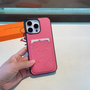 Lv新款手机壳 二合一全包手机壳 荔枝纹压花插卡款手机壳 精美吊牌 手感舒适 型号：为了不出现报错型号，请打开本机查看手机设置显示的型号 Iphone17系列更