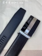 特 万宝龙男士自动腰带- 宽度34Mm 316精品钢扣 精工打造 手感柔软 可以裁剪