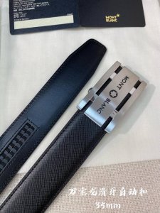 特 万宝龙男士自动腰带- 宽度34Mm 316精品钢扣 精工打造 手感柔软 可以裁剪