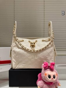 七夕礼盒 配挂件 Chanel 25S 牛皮Hobo流浪包 香奈儿 Chanel 牛皮刺绣购物袋出货｜超级柔软，亲感特别好！内里采用同质量牛皮料！超级好物，等你
