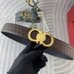 菲拉格慕 特种皮腰带系列 ，原厂五金精品不锈钢扣，手感柔软舒适 宽3.8Cm。