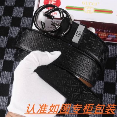 品名：古奇.Gu...Cci原单 材料：百分百头层牛皮，保证真皮。24K纯钢扣双面可用专柜同等质量， 送人自用首选 包装： 请认准如图专柜包装，赠送打孔器，银联