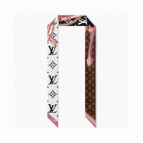 Ultimatemonogrambb束发带飘带 为Monogram图案融入链条、饰带和挂锁图案，彰显皮具系列悠久传承。撞色边缘丰富设计层次，令夏日造型展露潮流个