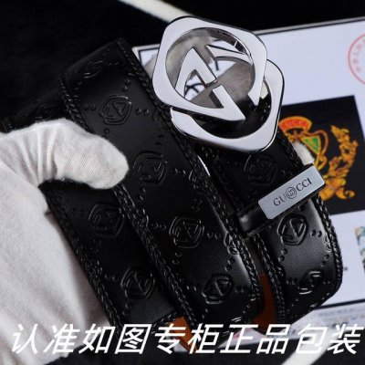 品名：古奇.Gu Cci原单 型号：认准如图专柜包装，赠送打孔器 材料：百分百头层牛皮，保证真皮。24K纯钢扣G花纹系列专柜同等质量， 送人自用首选 包装： 请