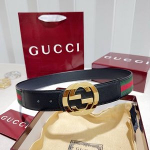 Gucci 古奇新款 DDD 采用织带布搭配双面头层牛皮 纯钢精品花纹扣头打造 双面可用，柔软细腻，休闲商务，百搭大方，商务休闲！ DDD 宽度：3.8Cm D