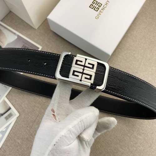 纪梵希 特种皮腰带系列 原厂五金精品不锈钢扣 手感柔软舒适 宽3.8Cm