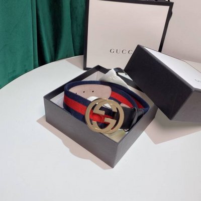Gucci 4Cm经典红绿织带官网潮流款,原版加厚纯棉织带 。头尾拼接头层小牛皮 ，内衬头层变色磨砂底。